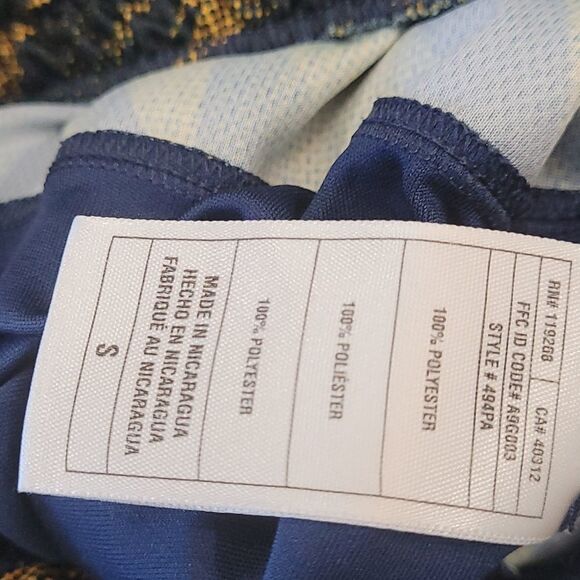 𝅺ADIDAS Mens athletic navy logo Shorts small - Picture 4 of 6